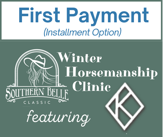Winter Horsemanship Clinic  with Diamond K RIDER INITIAL DEPOSIT